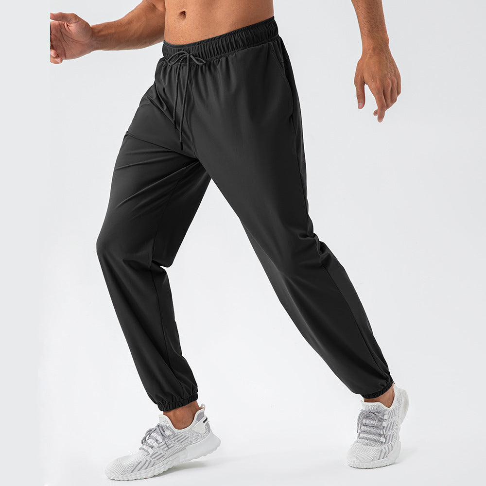 Men's Quick-Dry Nylon Track Pants | Loose Fit Athletic Joggers