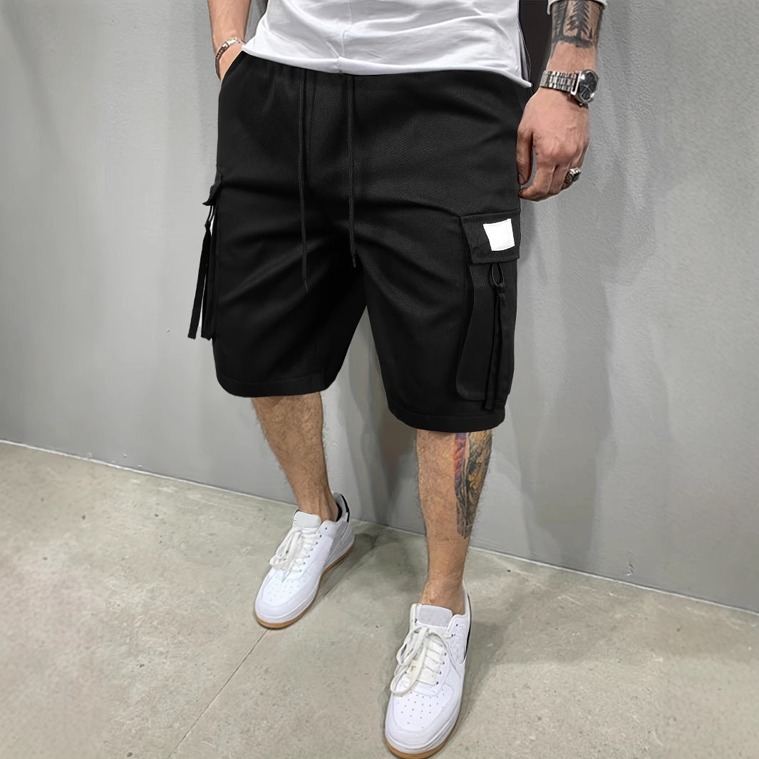 Men's Korean Style Sports Shorts | Summer Casual Straight Leg Shorts