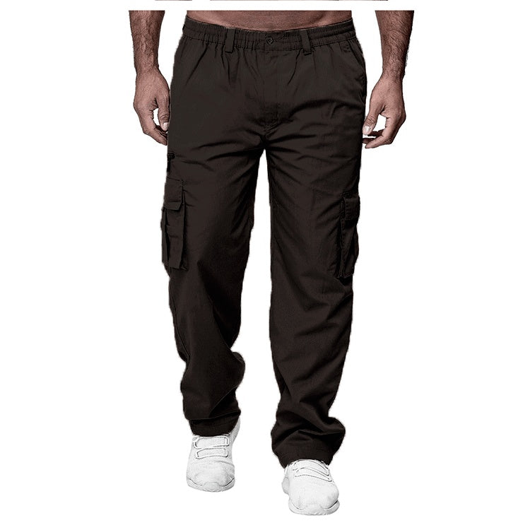 Men's Cargo Pants | Multi-Pocket Loose Straight Fit