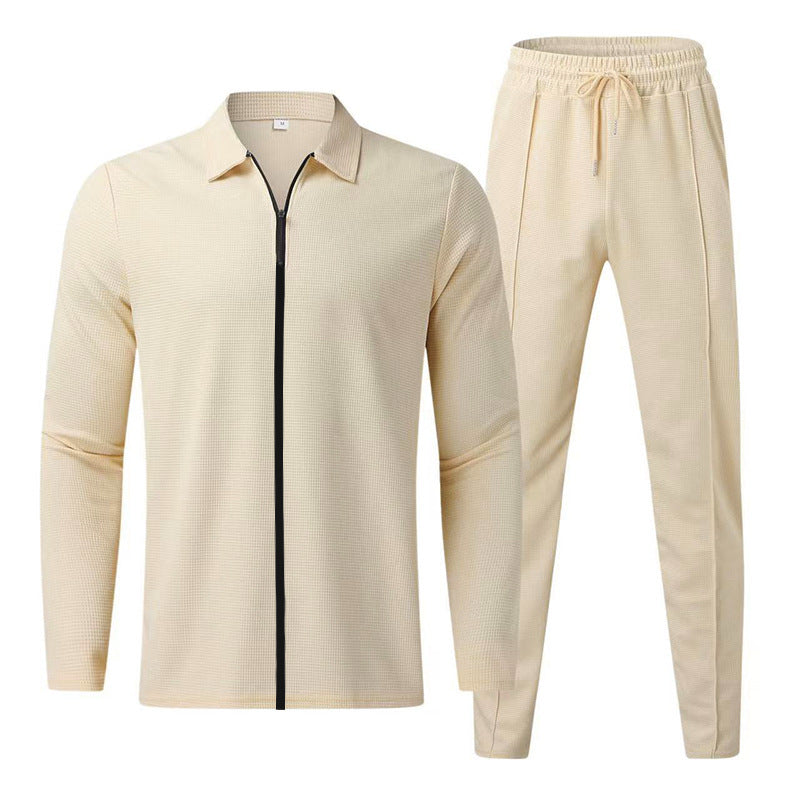 Men's Athletic Tracksuit Set | Zipper Jacket & Jogger Pants