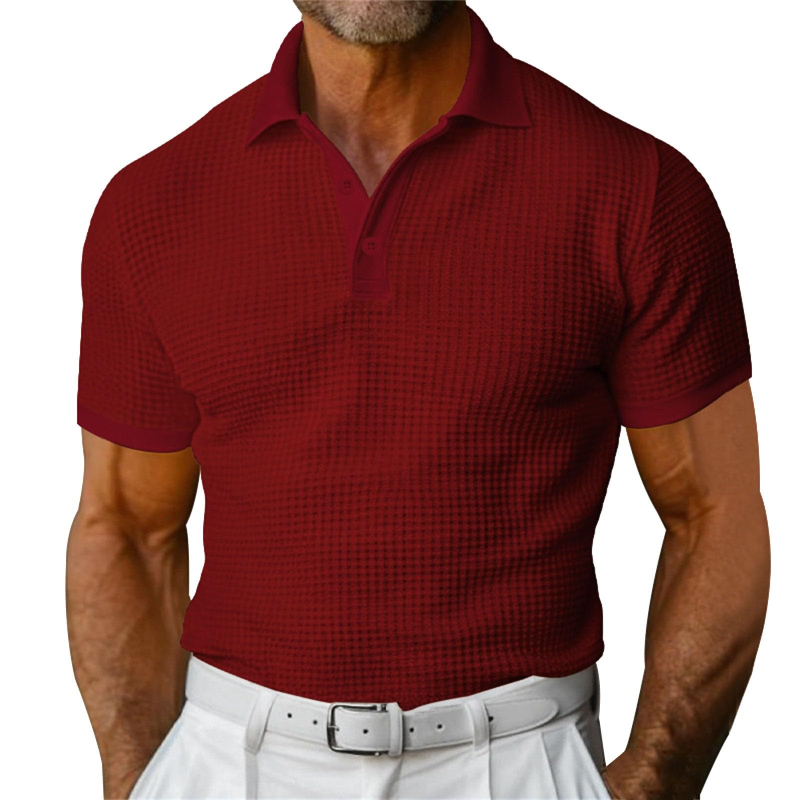 Men’s Slim Fit Short Sleeve Cotton Summer Shirt