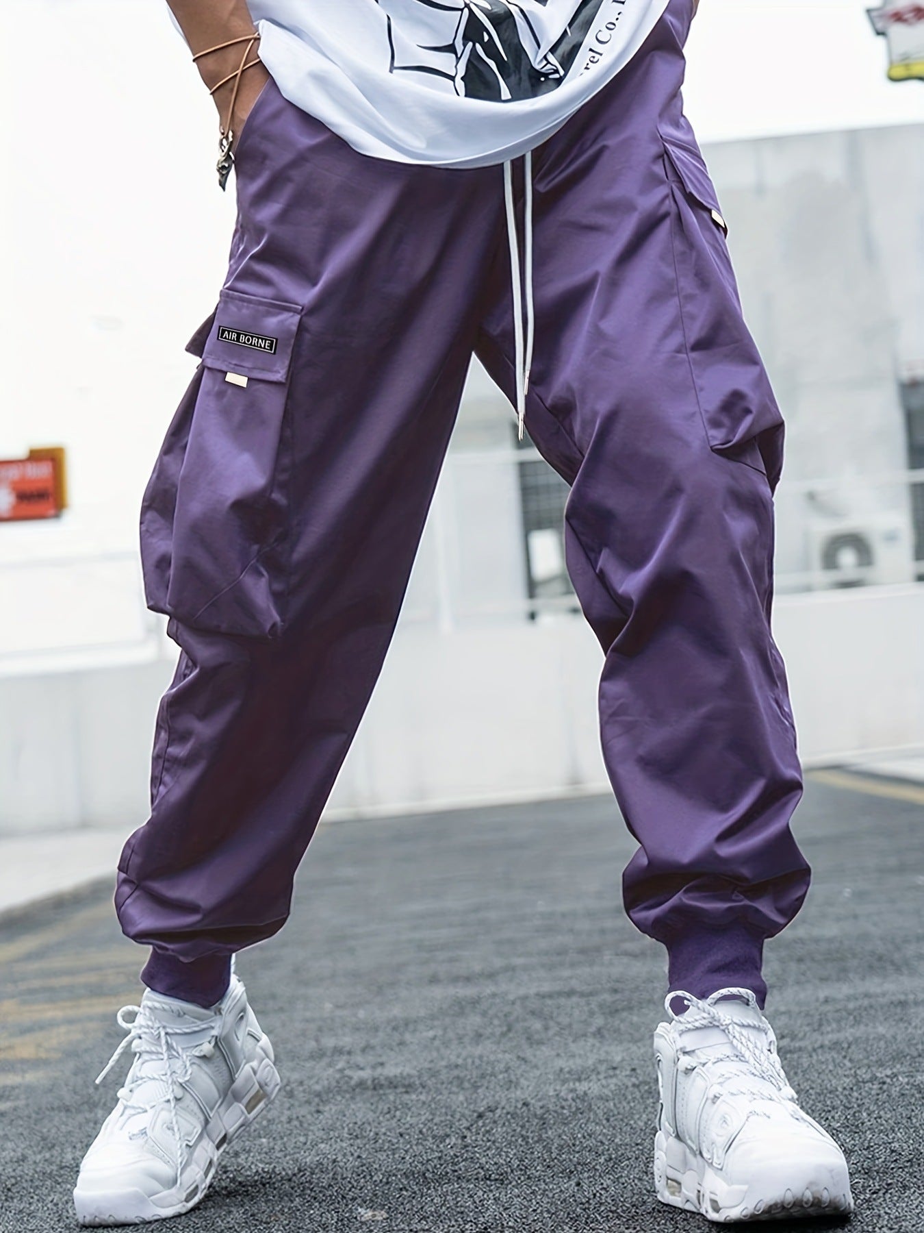 Men's Cargo Pants | Multi-Pocket Hip-Hop Streetwear