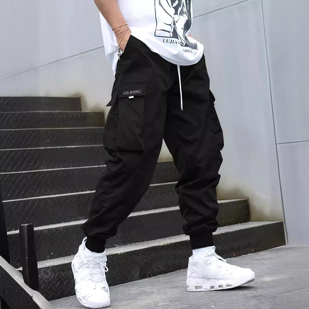 Men's Cargo Pants | Multi-Pocket Hip-Hop Streetwear