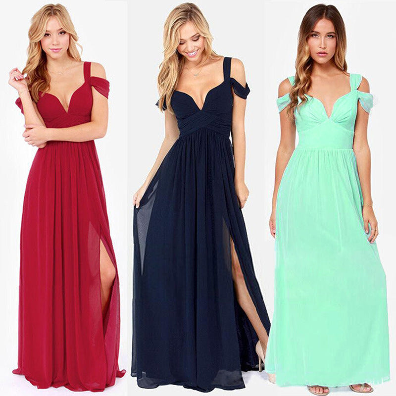 Women's Greek Style Pleated Dress