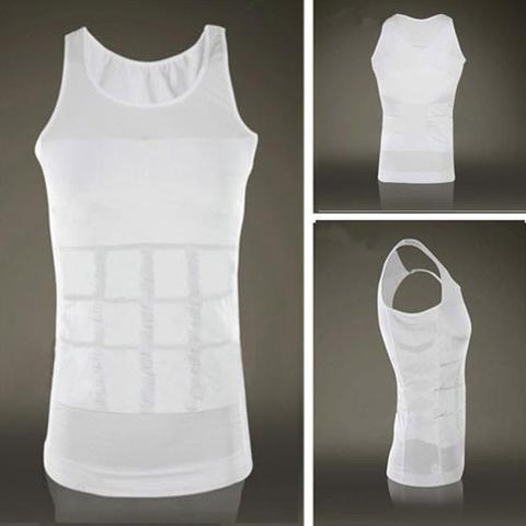 Men's Body Shaping Vest | Tummy Control & Posture Support Undershirt