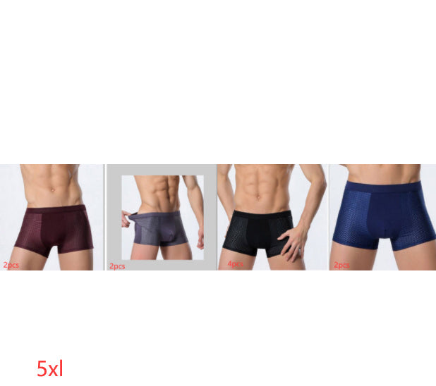 Men's Ice Silk Boxer Briefs | Breathable Mesh Underwear