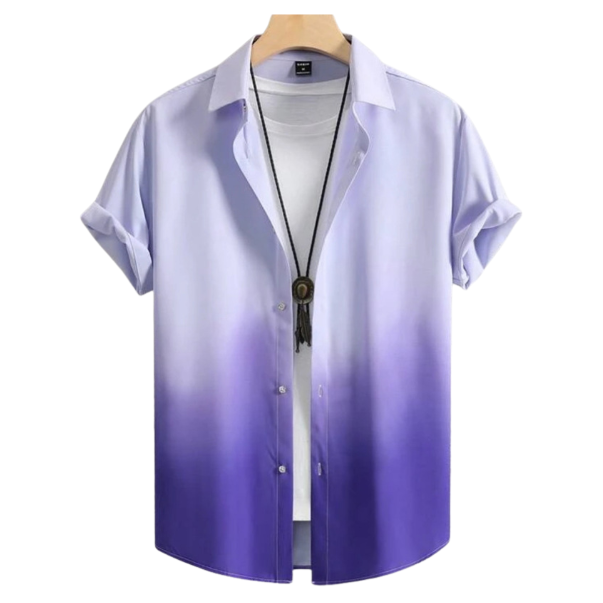 Men's Floral Print Button Front Hawaiian Shirt – Short Sleeve Beach Top