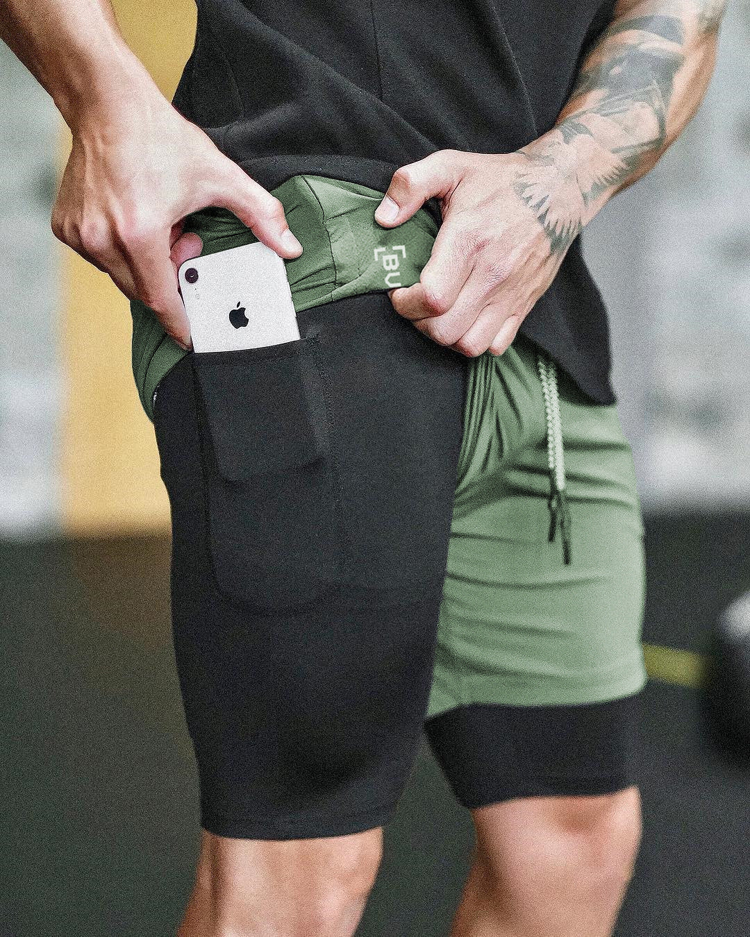 Men's Pocket Compression Shorts | Athletic Performance Wear