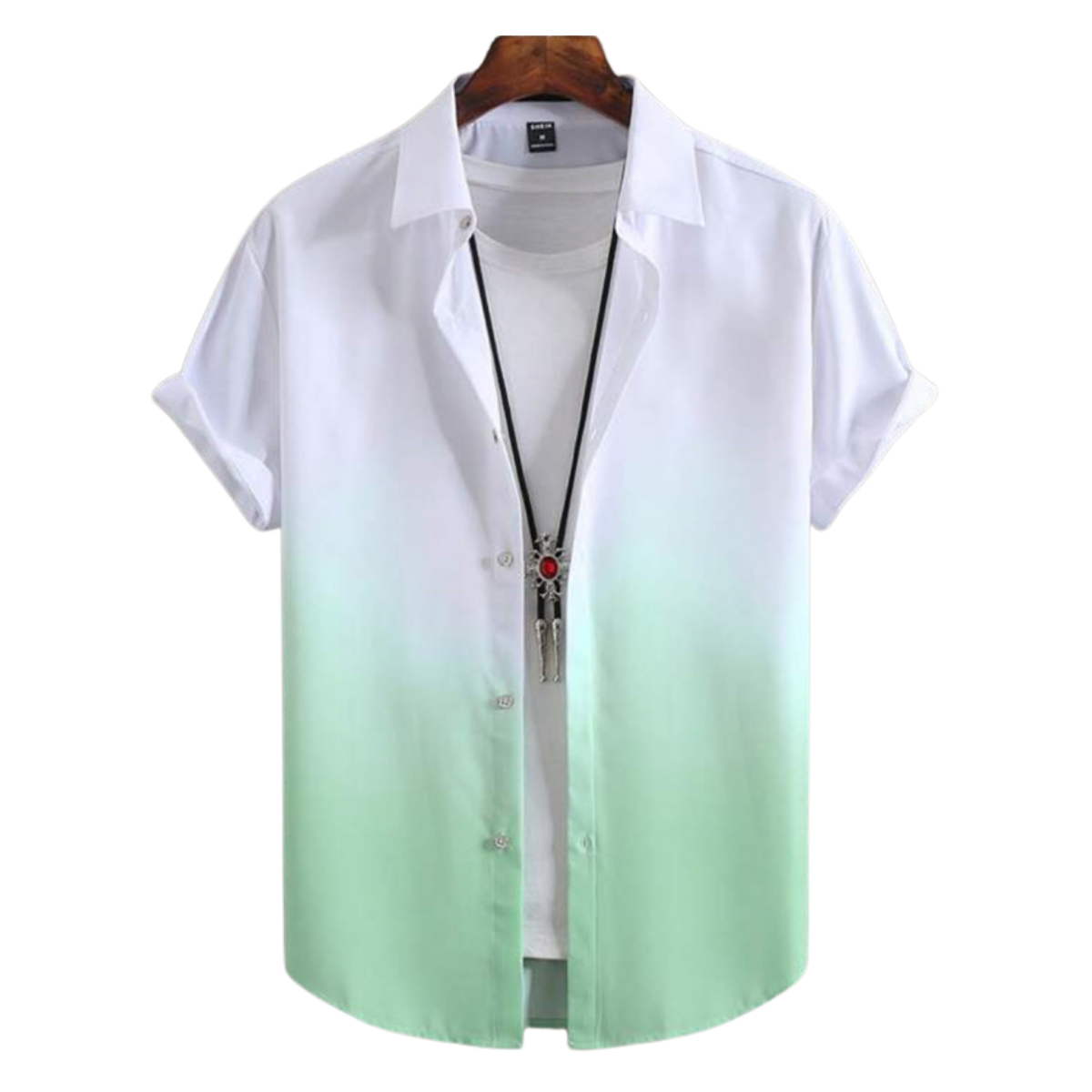 Men's Floral Print Button Front Hawaiian Shirt – Short Sleeve Beach Top