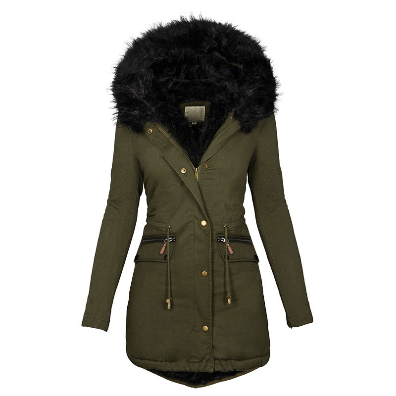 Women's Winter Hooded Parka Coat