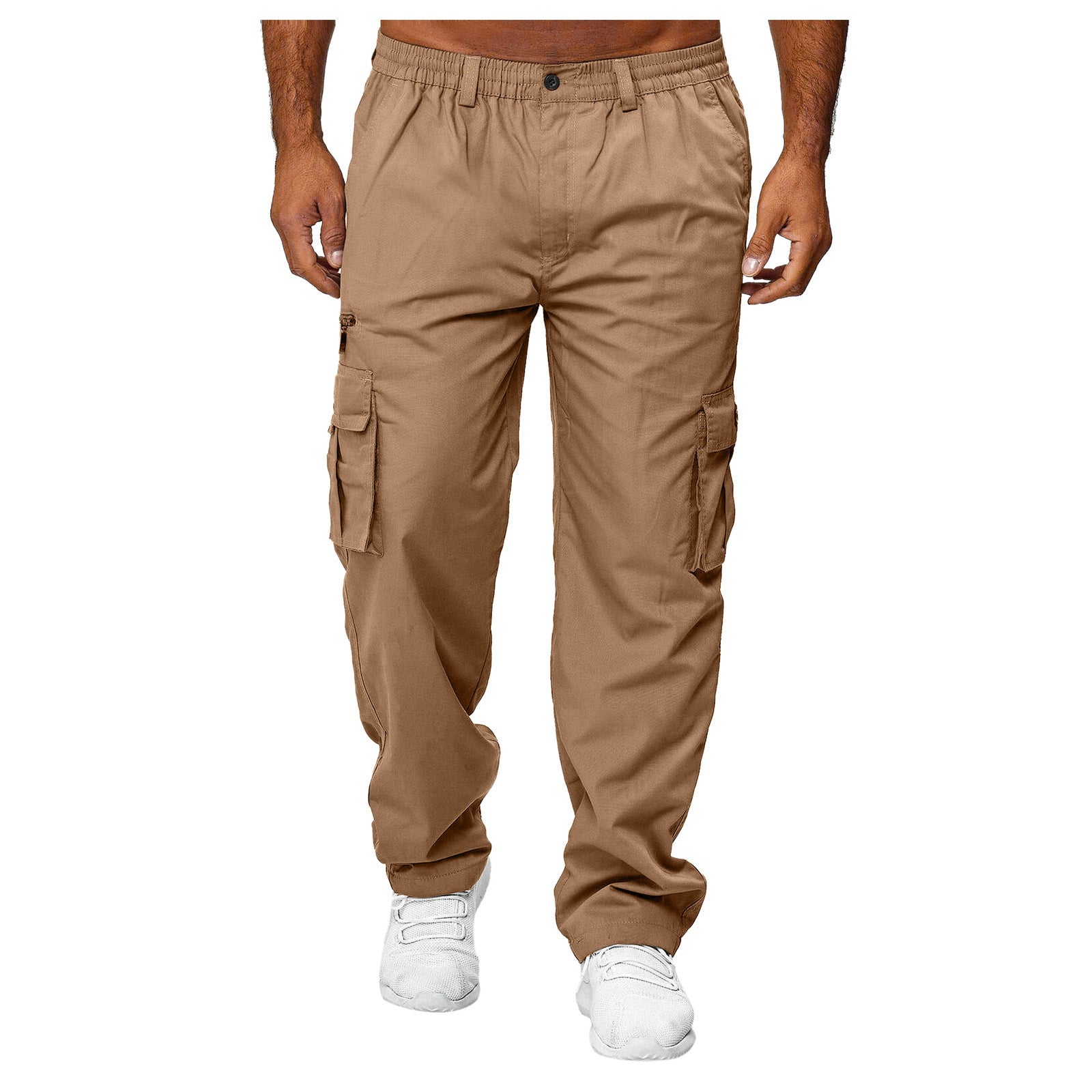 Men's Cargo Pants | Multi-Pocket Loose Straight Fit