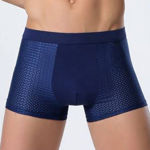 Men's Ice Silk Boxer Briefs | Breathable Mesh Underwear