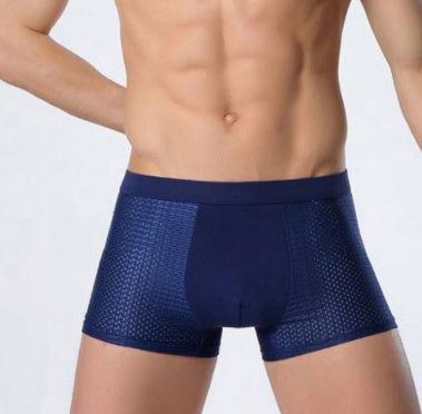 Men's Ice Silk Boxer Briefs | Breathable Mesh Underwear