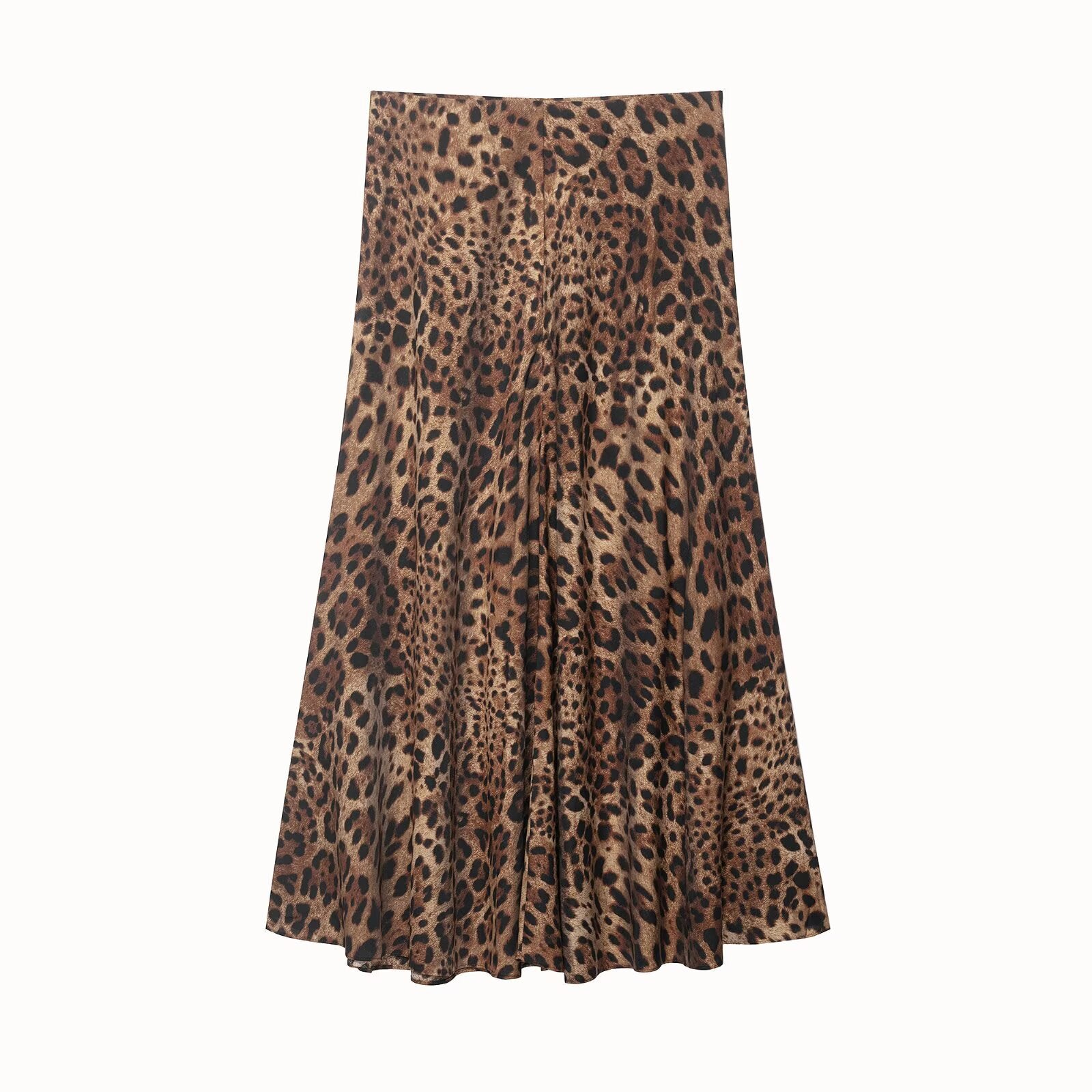 Women's A-Line Midi Skirt - Polyester