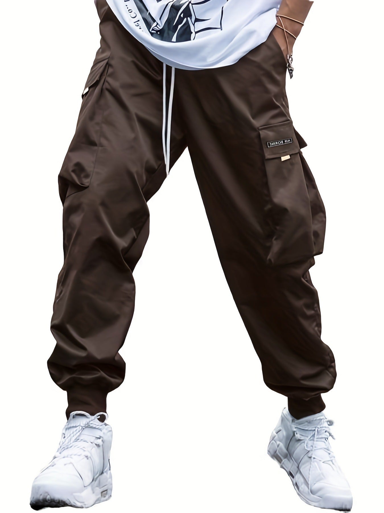 Men's Cargo Pants | Multi-Pocket Hip-Hop Streetwear