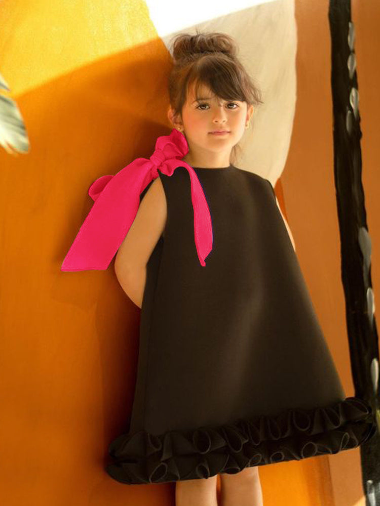 Girl's Bowknot Princess Dress | Celebrity Style Party Wear