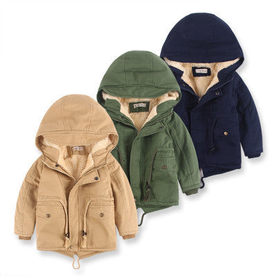 Children's European Wind Coat | Cashmere Style Autumn Winter Jacket