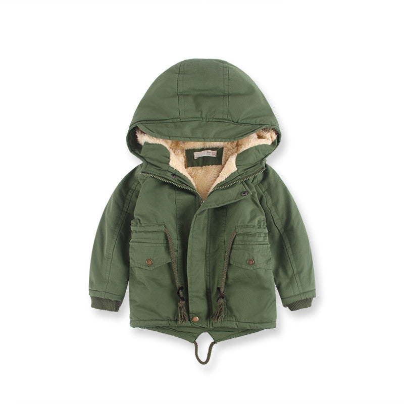 Children's European Wind Coat | Cashmere Style Autumn Winter Jacket