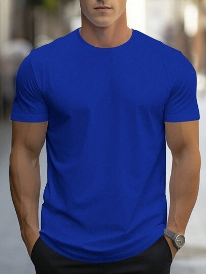 Men's Quick-Dry Sports Shirt | Breathable Round Neck Short Sleeve