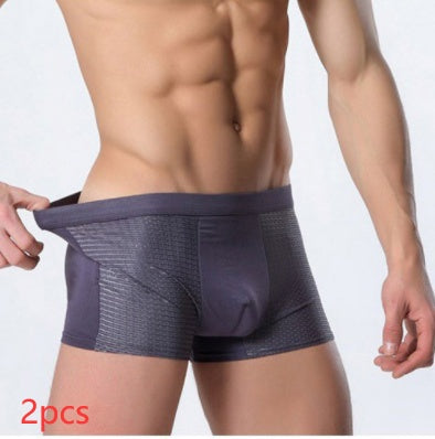 Men's Ice Silk Boxer Briefs | Breathable Mesh Underwear