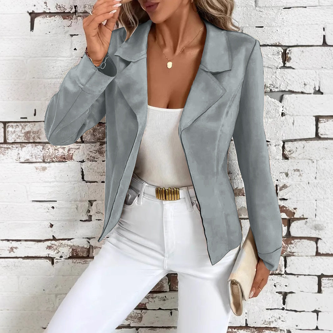 Women's Slim Fit Cardigan Jacket | Autumn Winter Elegant Coat