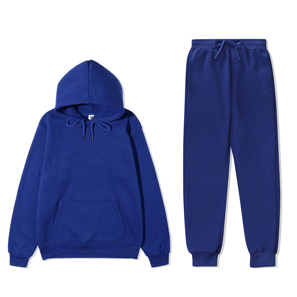 Unisex Solid-Color Hoodie & Sweatpants Set - 12 Colors