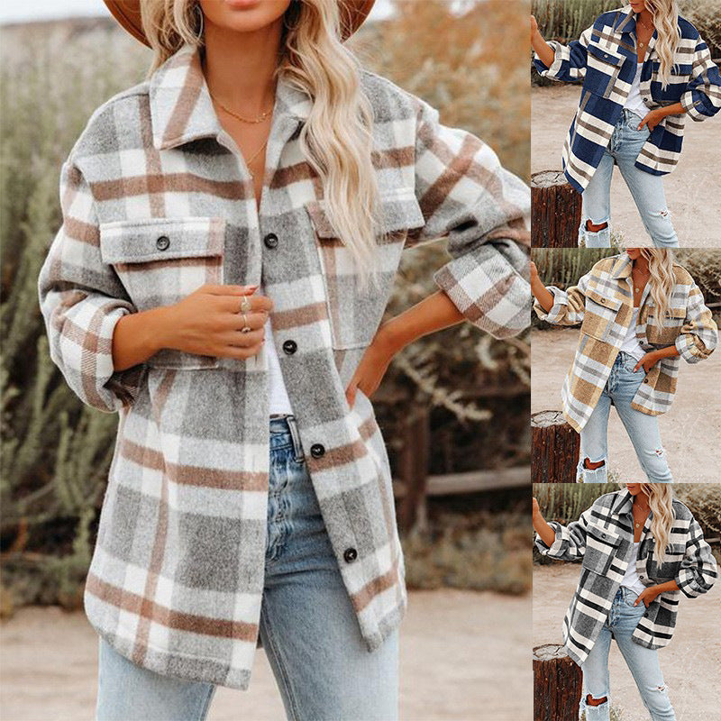 Women’s Woolen Flannel Shirt