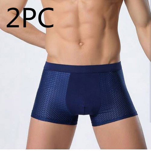 Men's Ice Silk Boxer Briefs | Breathable Mesh Underwear