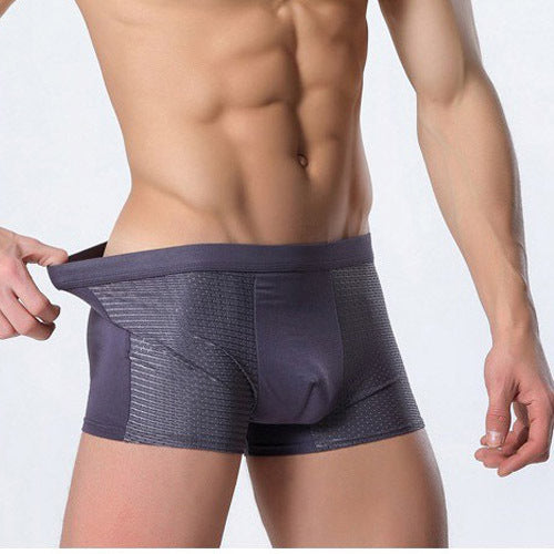 Men's Ice Silk Boxer Briefs | Breathable Mesh Underwear