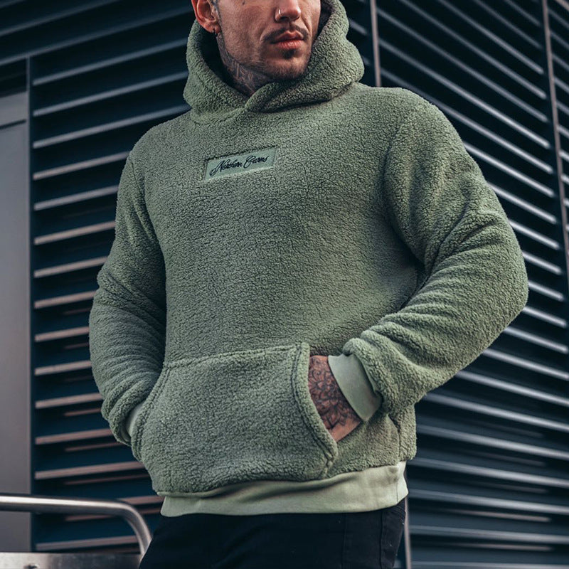 Men’s Plush Hoodie Pullover