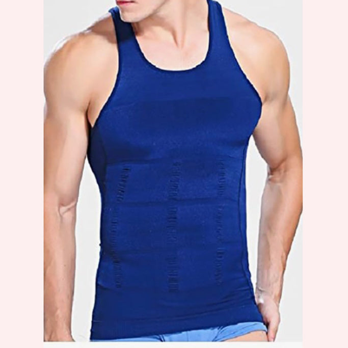 Men's Body Shaping Vest | Tummy Control & Posture Support Undershirt
