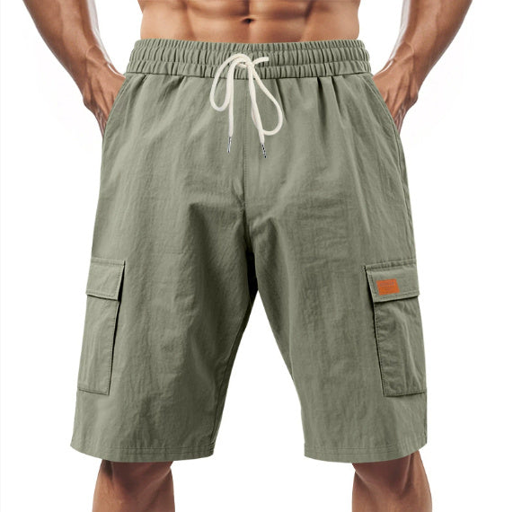 Men's Loose Fit Linen Shorts | Drawstring Sports & Leisure Wear