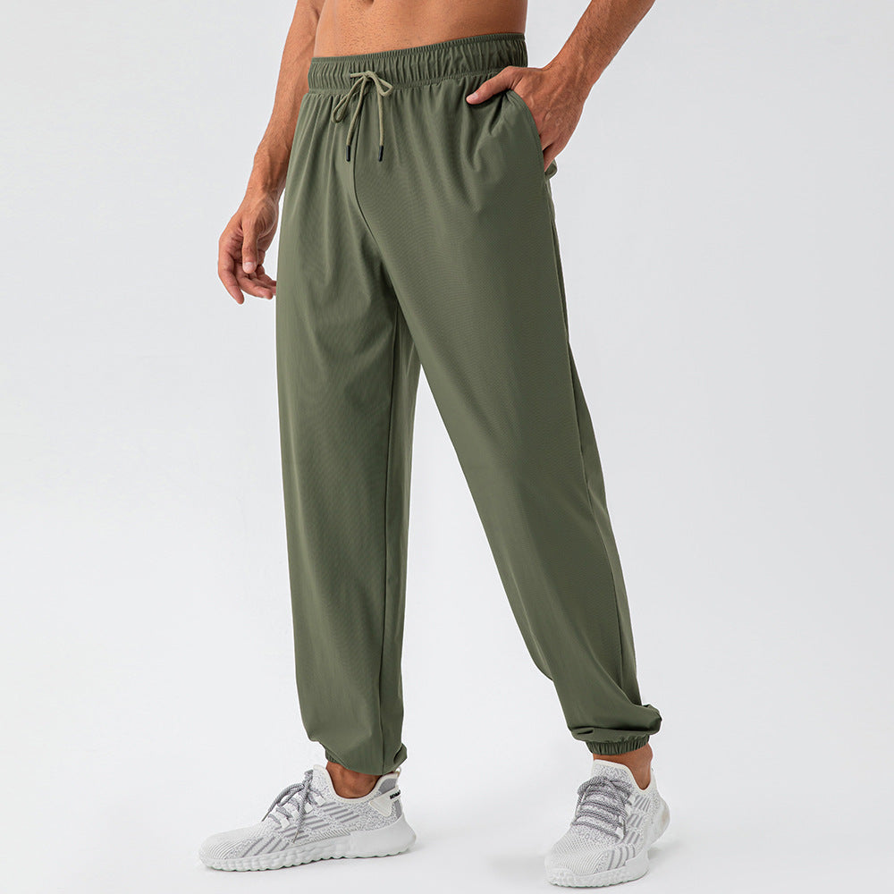 Men's Quick-Dry Nylon Track Pants | Loose Fit Athletic Joggers