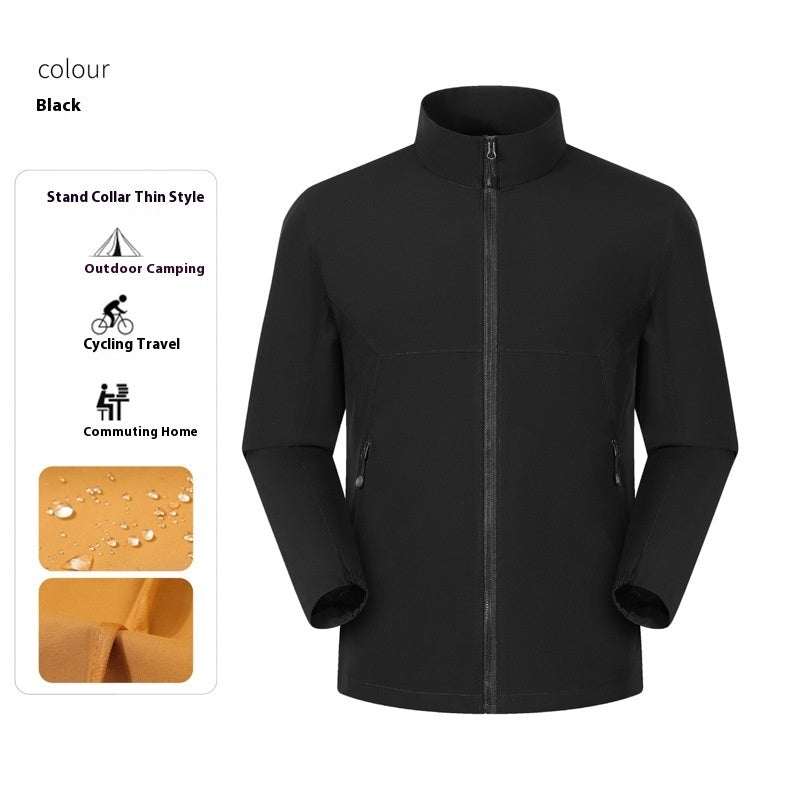 Men's Waterproof Work Jacket | Stand Collar Professional Workwear