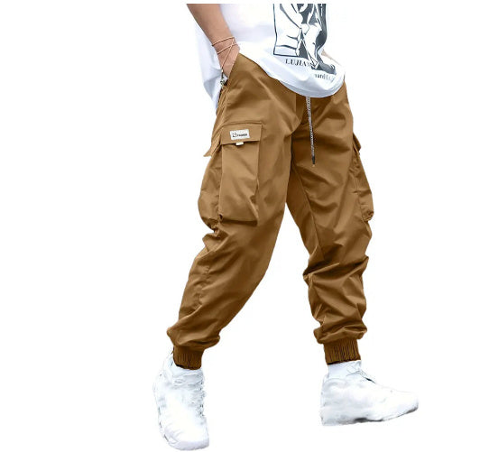 Men's Cargo Pants | Multi-Pocket Hip-Hop Streetwear