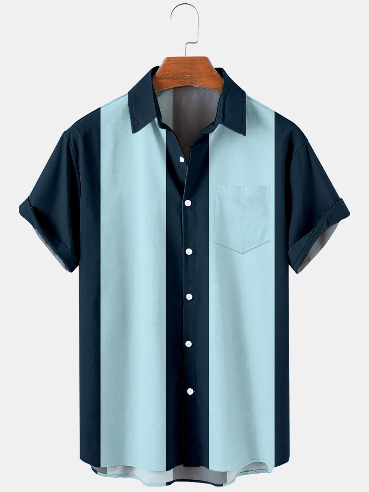 Men's Floral Hawaiian Street Style Shirt – Short Sleeve Summer