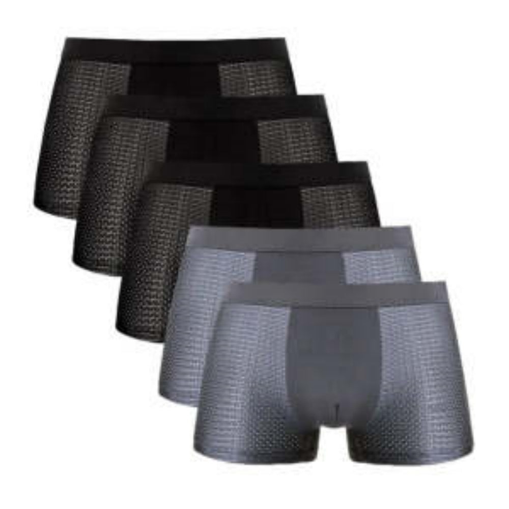 Men's Ice Silk Boxer Briefs | Breathable Mesh Underwear