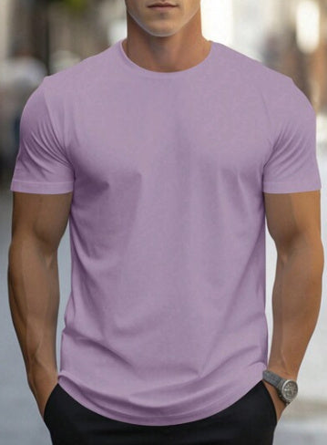 Men's Quick-Dry Sports Shirt | Breathable Round Neck Short Sleeve