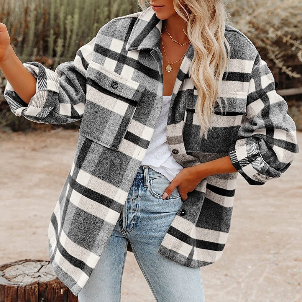 Women’s Woolen Flannel Shirt