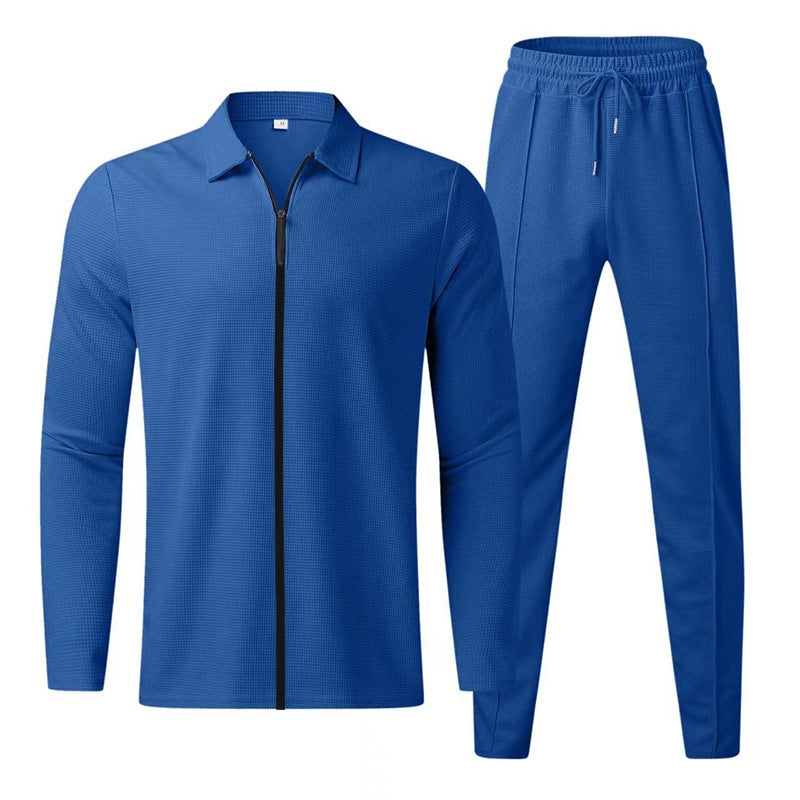 Men's Athletic Tracksuit Set | Zipper Jacket & Jogger Pants