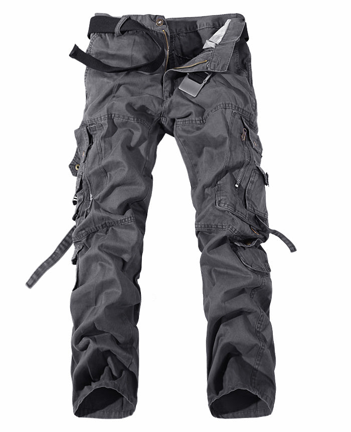 Men's Washed Cargo Pants | Premium Multi-Pocket Design