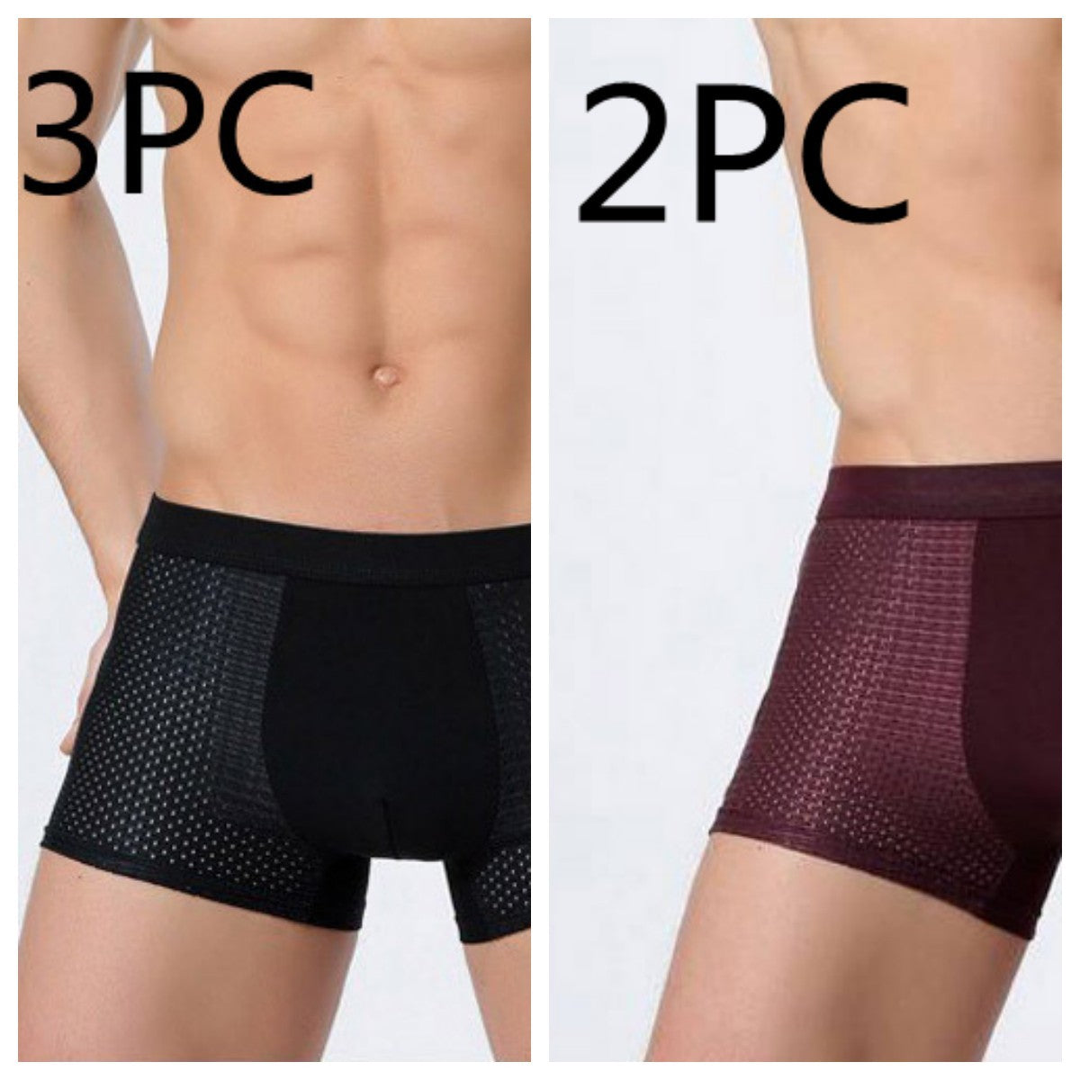 Men's Ice Silk Boxer Briefs | Breathable Mesh Underwear