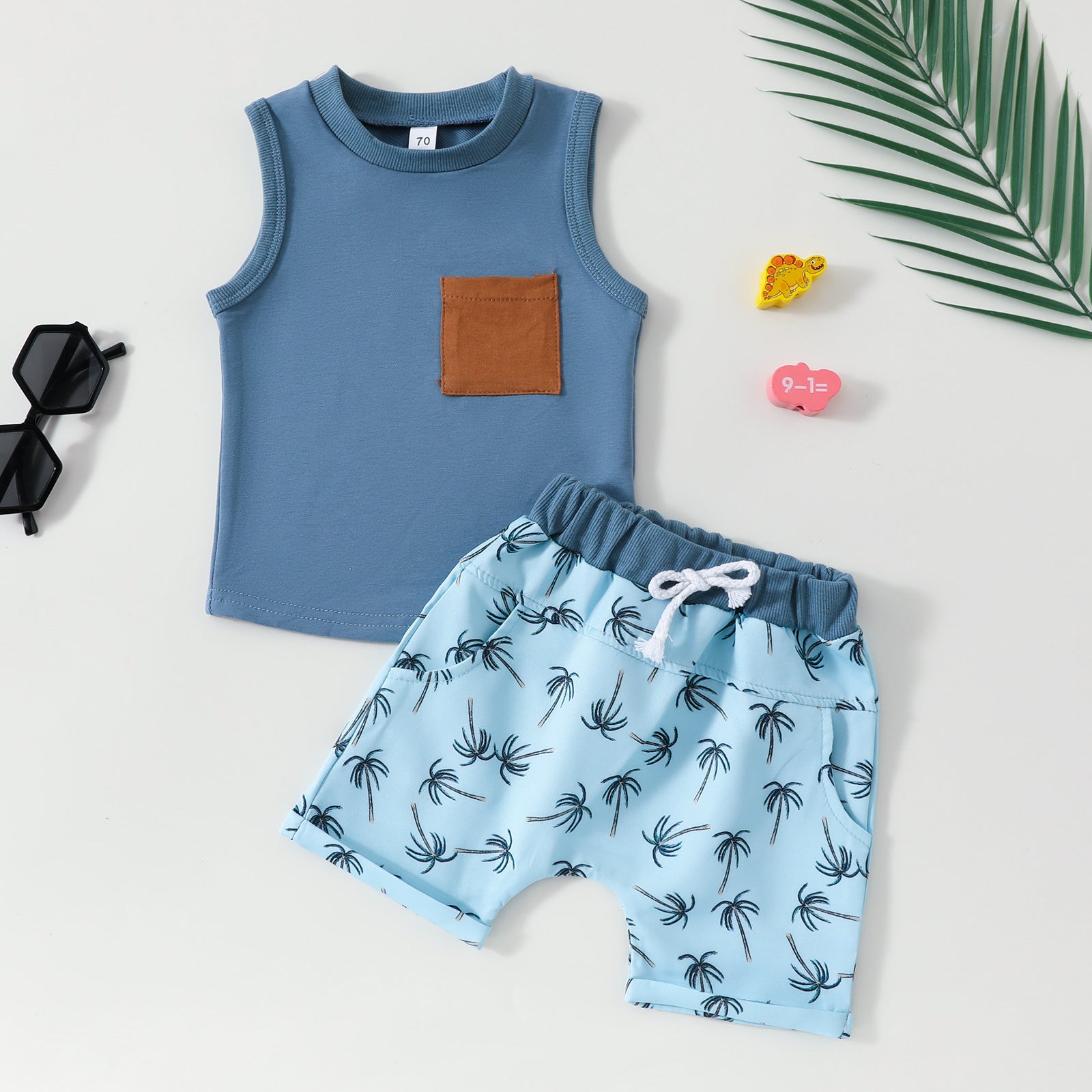 Toddler's Vest & Shorts Set | 2-Piece Summer Outfit