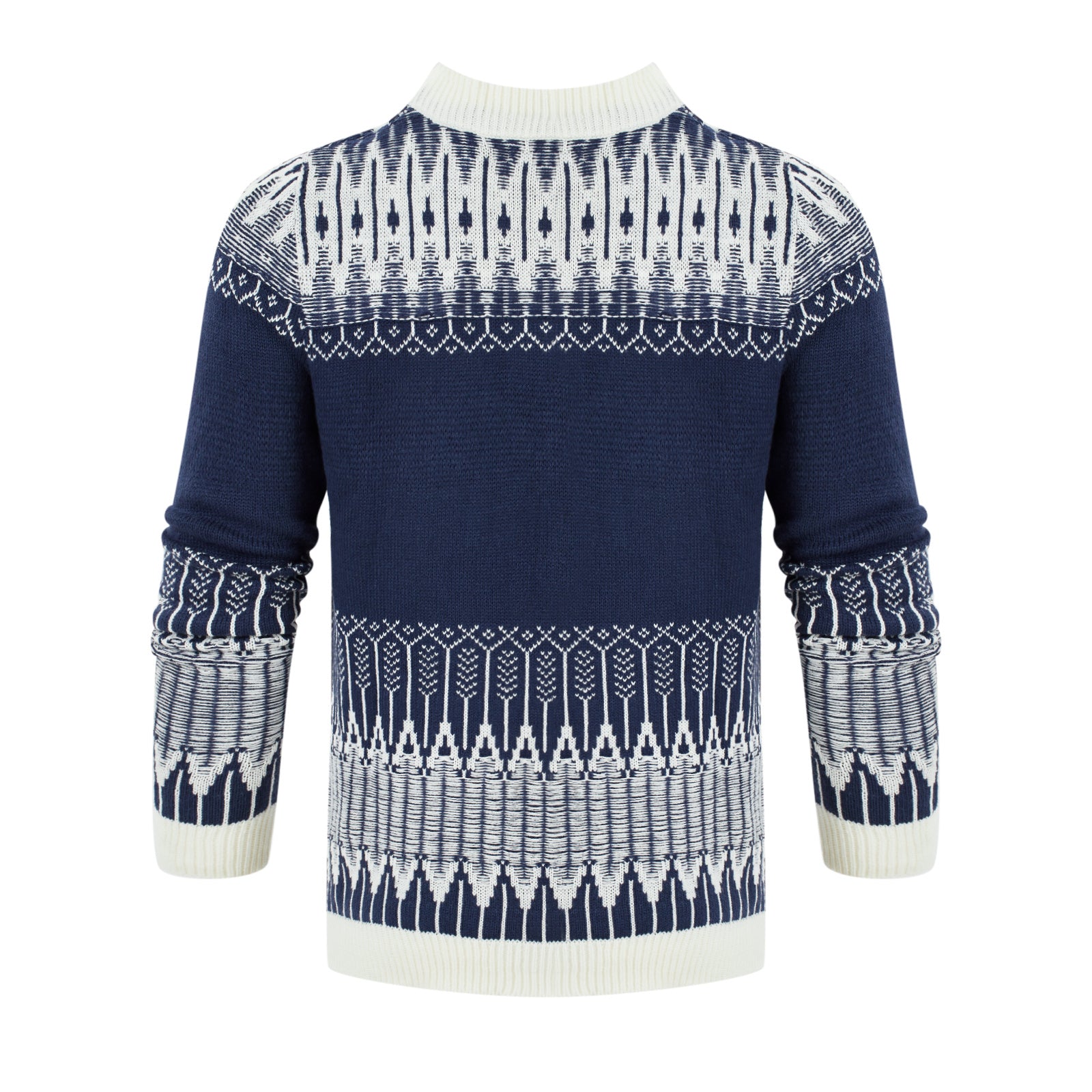 Men's Knitted Sweater Fashion | Long-Sleeved Pullover Tops for Fall and Winter