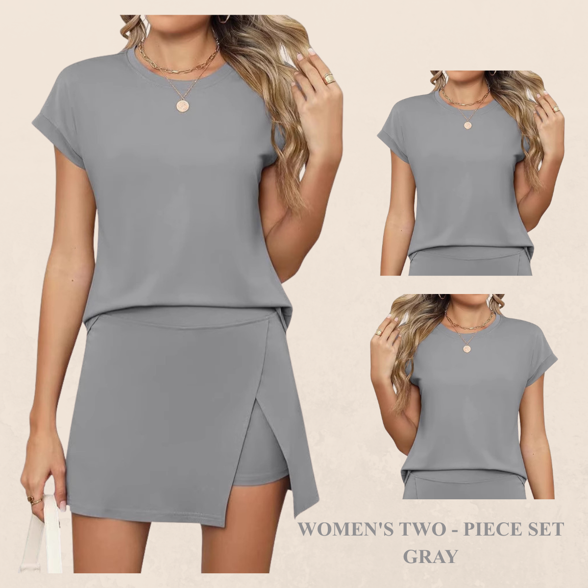 Women's Two-Piece Casual Outfit Set
