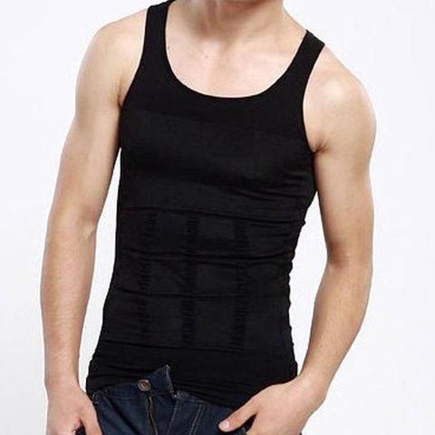 Men's Body Shaping Vest | Tummy Control & Posture Support Undershirt