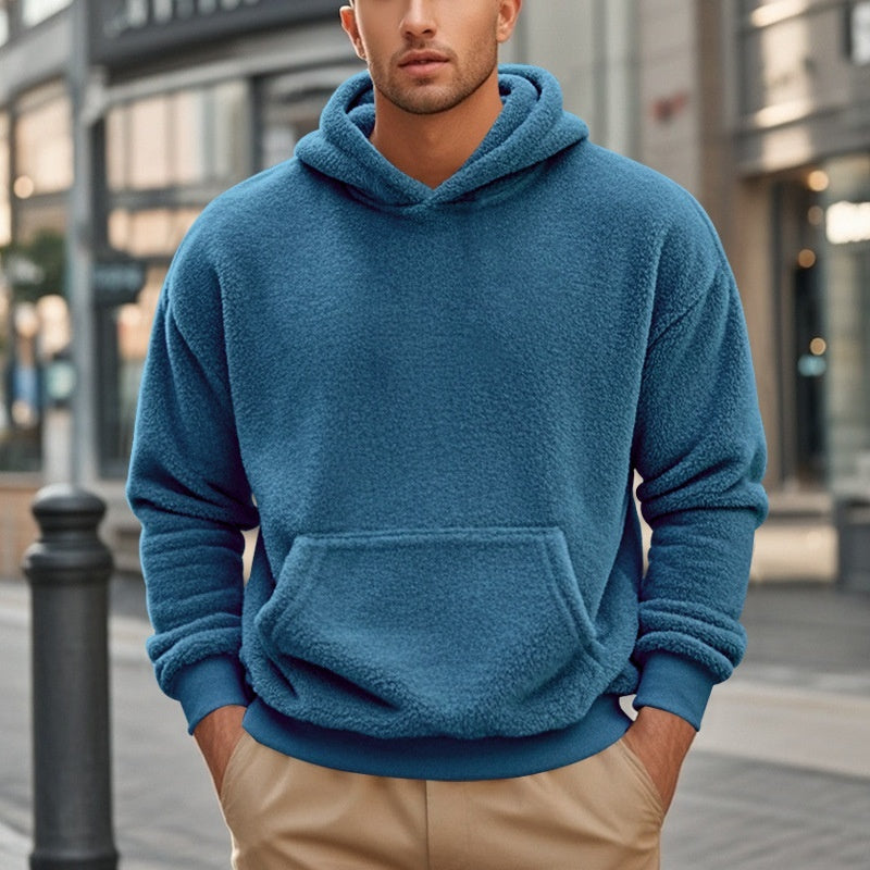Men’s Double-Sided Velvet Pullover