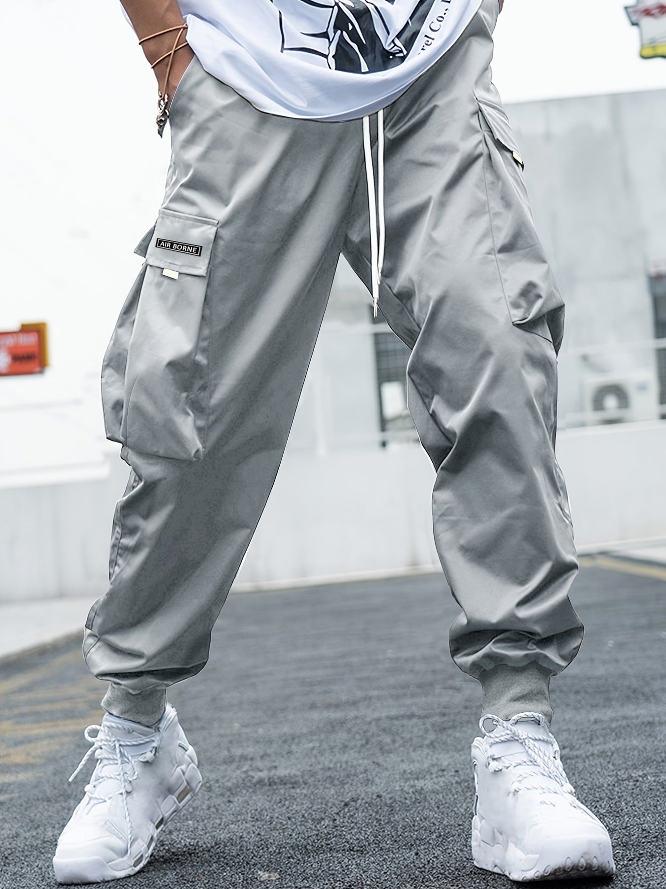 Men's Cargo Pants | Multi-Pocket Hip-Hop Streetwear