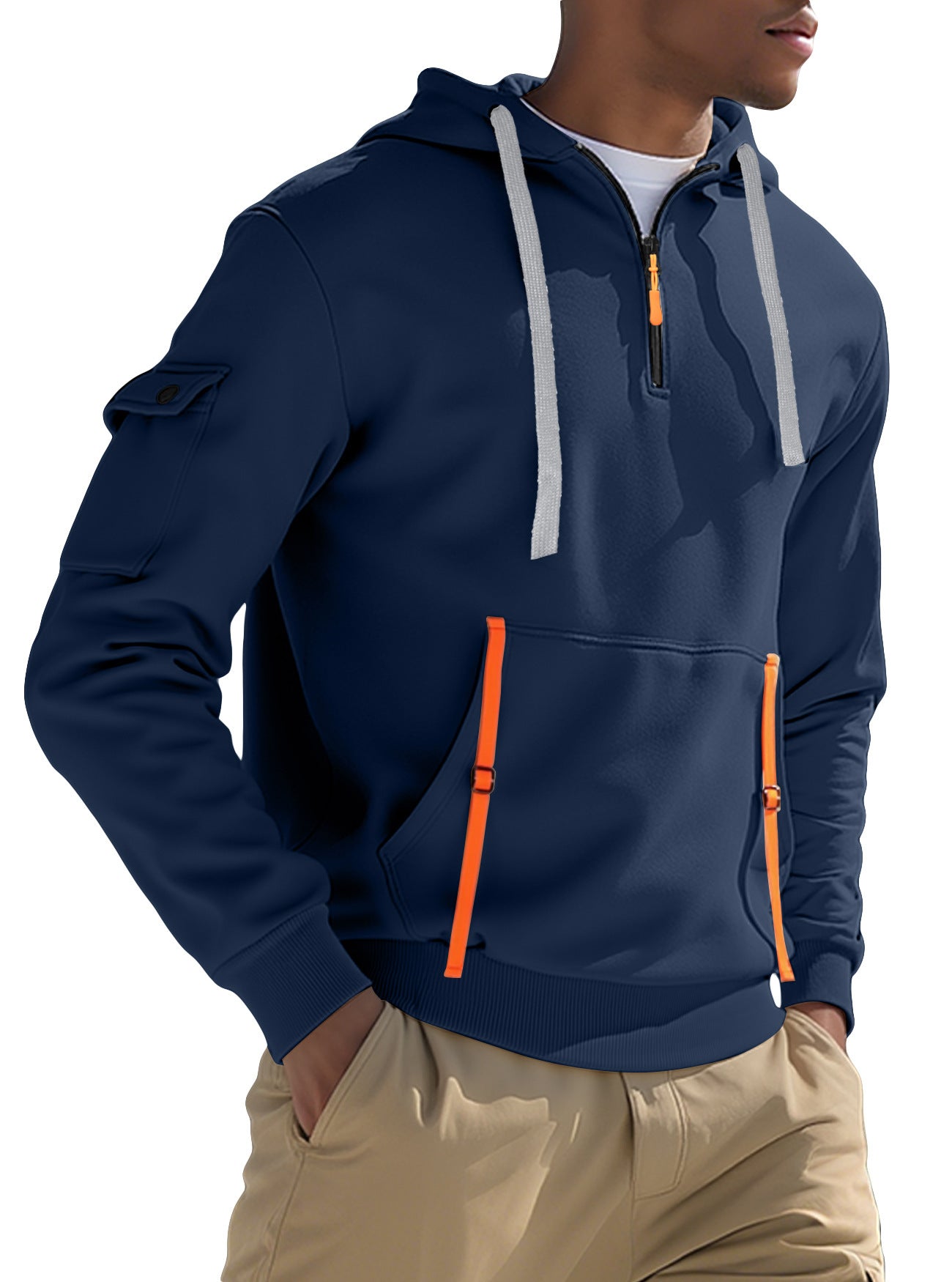 Men’s Fleece-Lined Pullover Hoodie