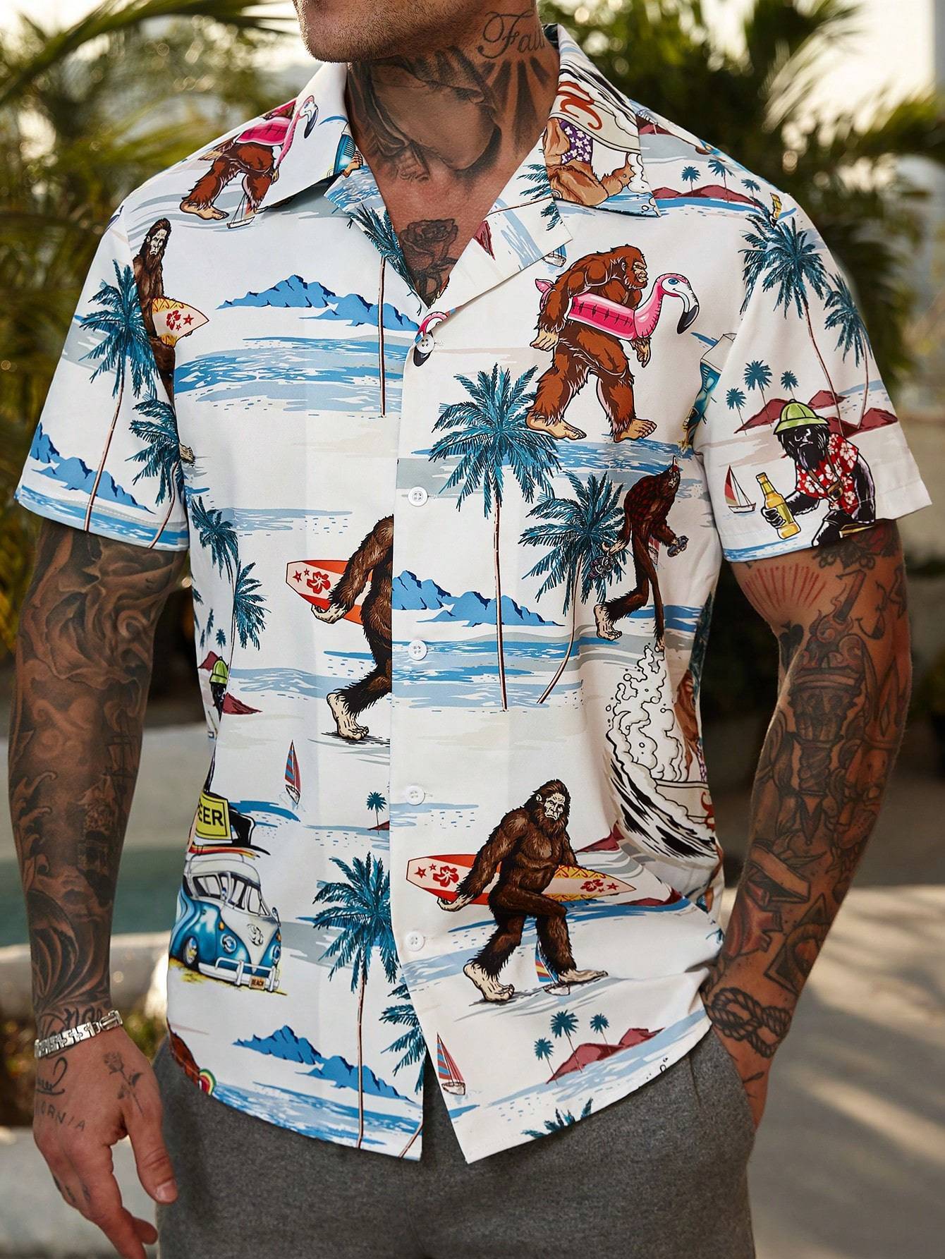 Men's Floral Print Shirt | Casual Fashion Design